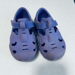 Girls Toddler Suprize by Stride Rite water shoes purple sandals size 4